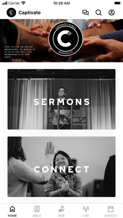 Captivate Church Milpitas Screenshot