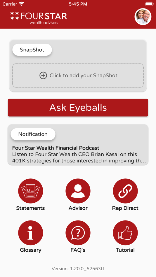 #1. FourstarWealth Client (iOS) 由: Eyeballs Financial LLC