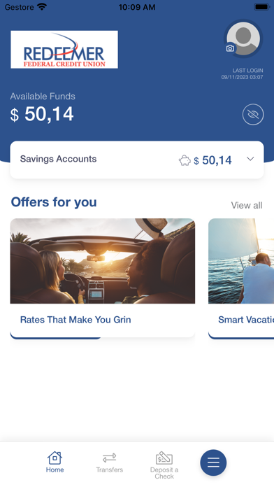 Redeemer FCU Mobile Banking Screenshot