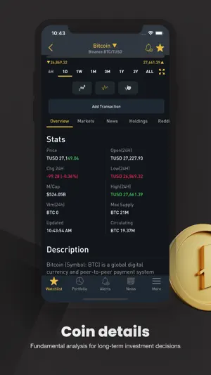 Crypto Tracker by BitScreener screenshot 7