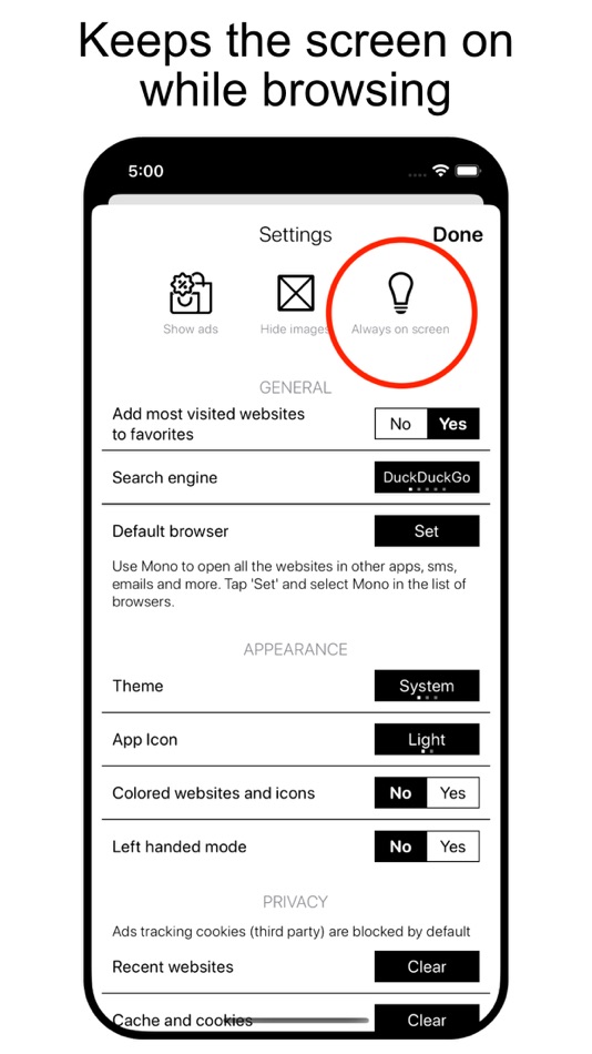 #5. Mono Browser (iOS) By: Lorenzo Lombardo