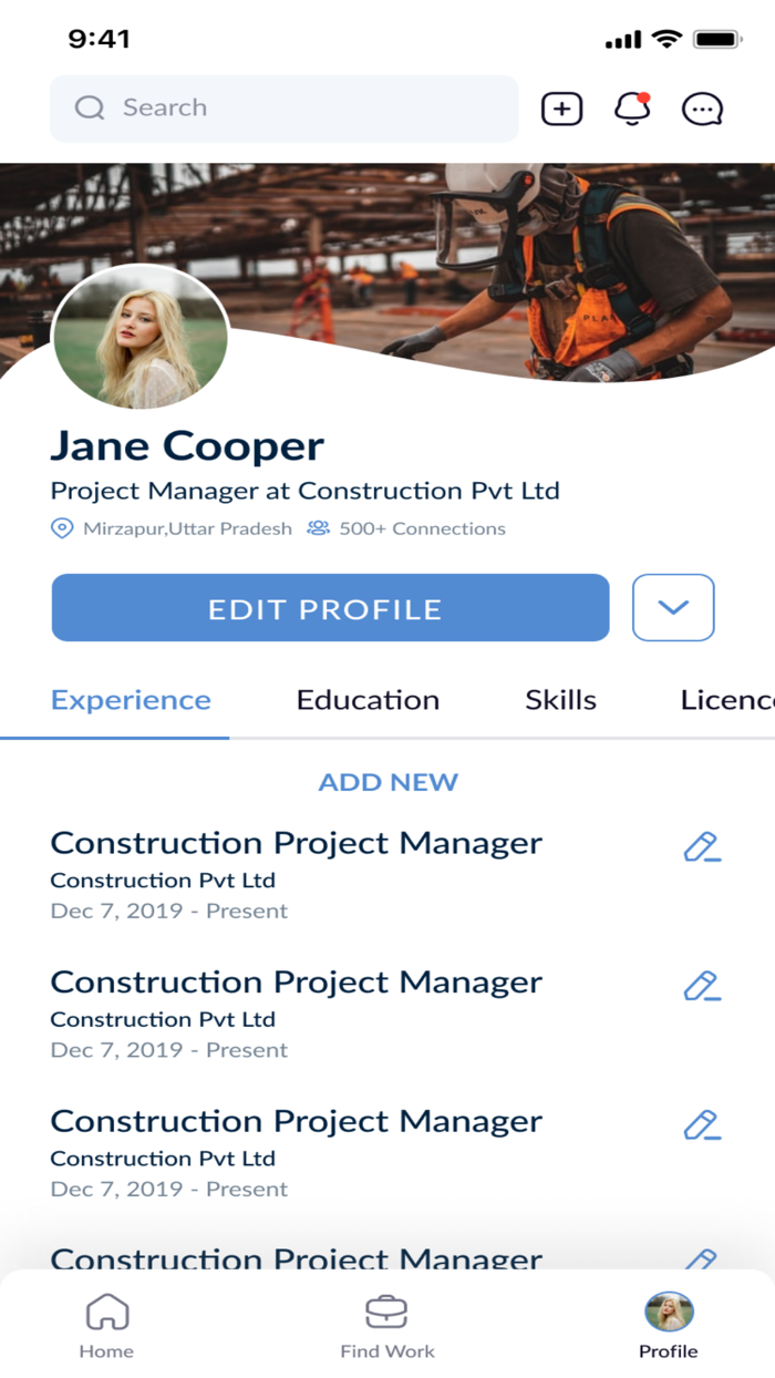 Simplify Construction Network