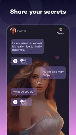 Game screenshot Mirror Girl - AI Girlfriend apk