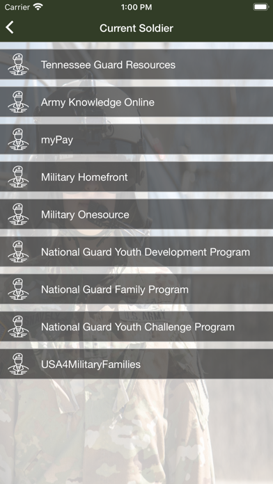 Tennessee National Guard Screenshot
