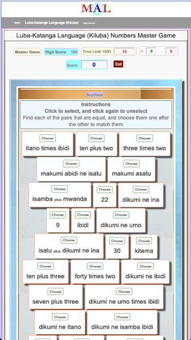Luba-Katanga M(A)L Screenshot