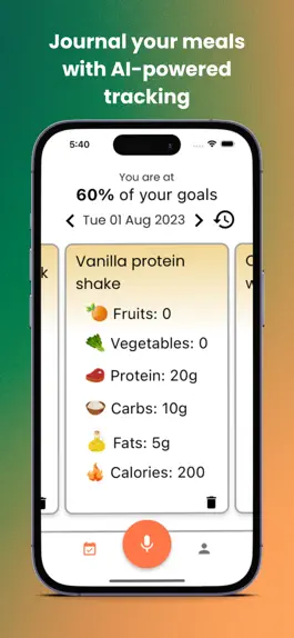 Game screenshot Nutrition Buddy - Food Journal apk