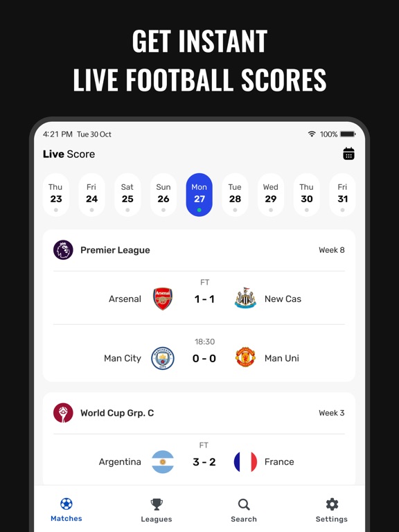 Football Score Liveのおすすめ画像2