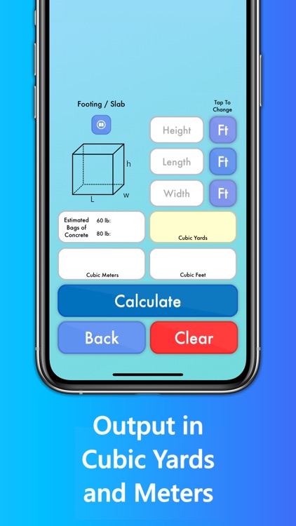 Concrete Calculator + Bags