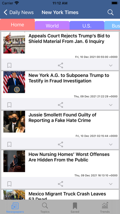 Daily News App Screenshot