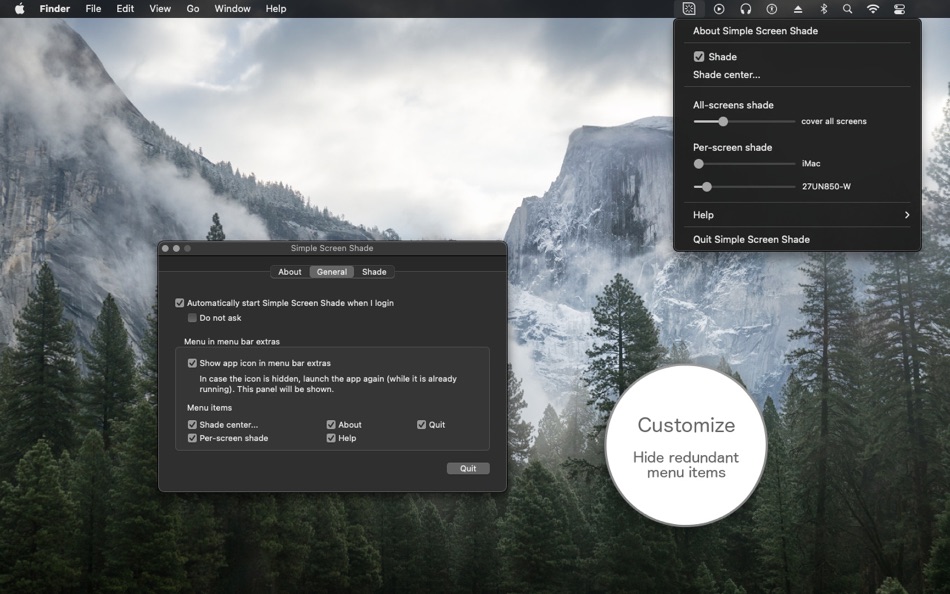 #3. Simple Screen Shade (macOS) 由: Code Race