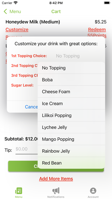 Big Island Pearl Tea Screenshot