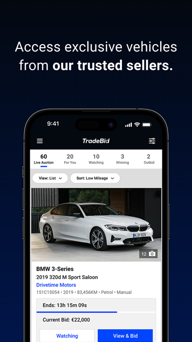TradeBid - Auction Screenshot