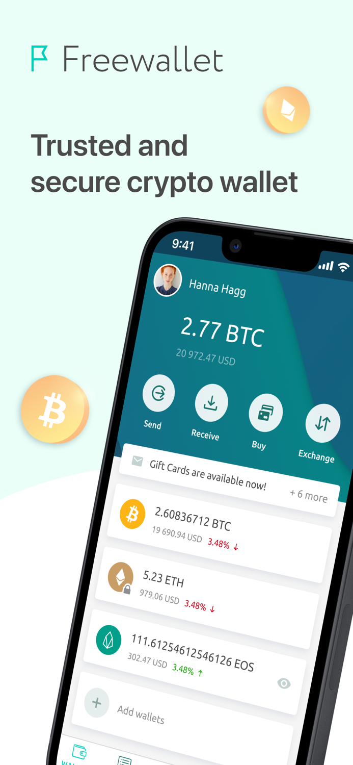 Freewallet Multi Crypto Wallet