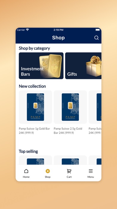 Honor Bullion Screenshot