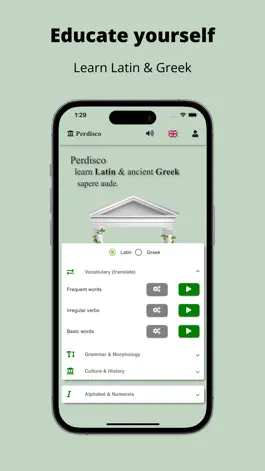 Game screenshot Perdisco - Learn Latin & Greek mod apk