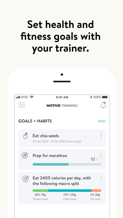 Motive Training Screenshot
