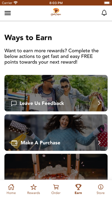 Dali Crepes Rewards Screenshot