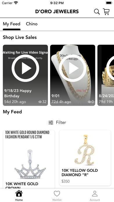 D'ORO JEWELERS Screenshot