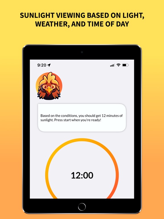 Sunlight Tracking by Riseroo iPad screenshot 2 - Health & Fitness app