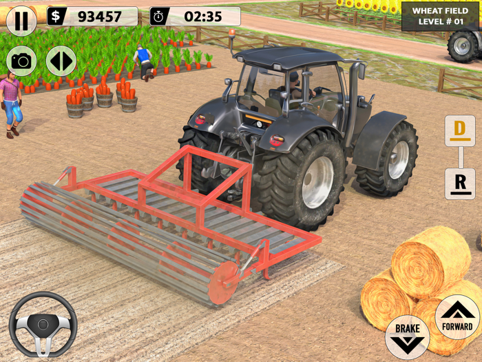 Log Transporter Truck Driving