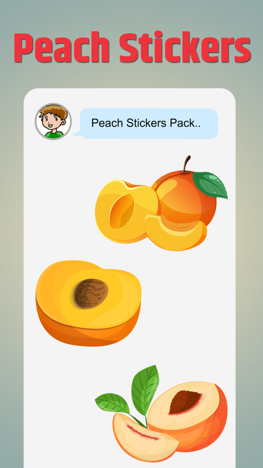 #5. Peach Stickers (iOS) 由: Aman Kumar