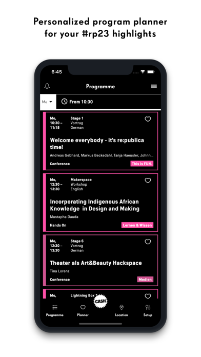 re:publica App Screenshot