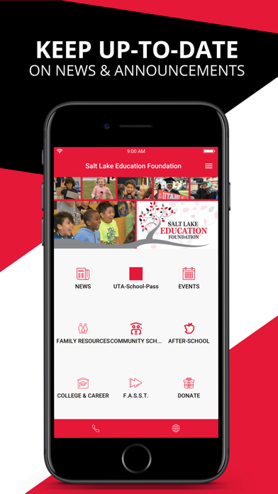 Salt Lake Education Foundation Screenshot