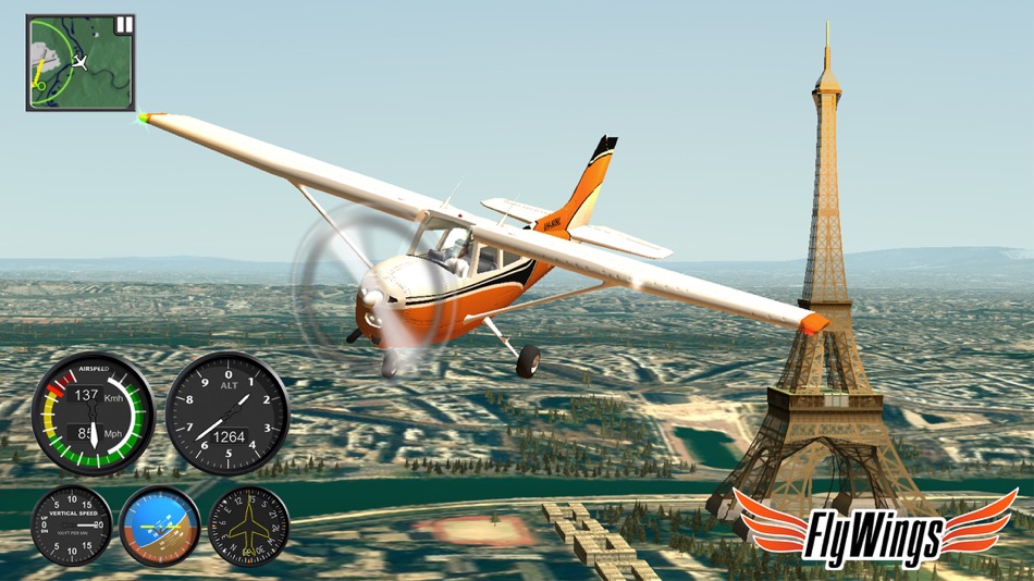 #3. Flight Simulator FlyWings 2015 (iOS) 由: Thetis Consulting