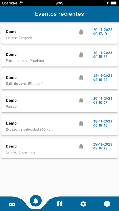 GPS Eyes Rastreo Satelital Screenshot