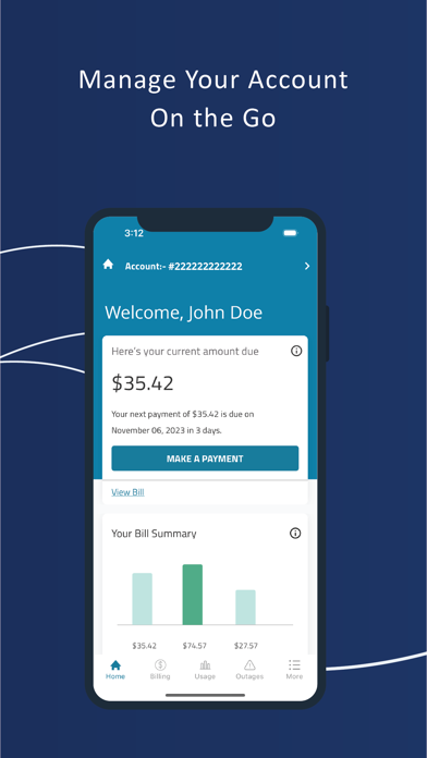 Cleco MyAccount Screenshot