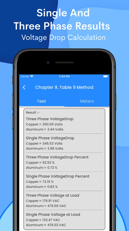#2. Voltage Drop Calculators (iOS) By: Kantaben Gorasiya