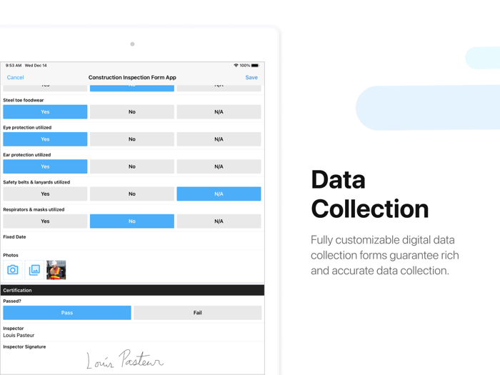 Fulcrum field data collection