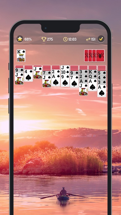Spider Solitaire #1 Card Game Screenshot