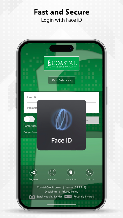 Coastal Credit Union Screenshot