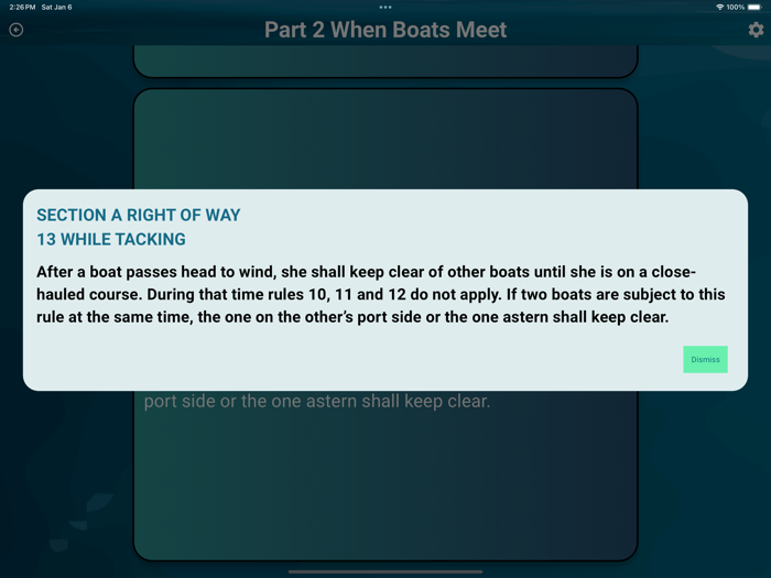 Sailing Rules Pocket Guide