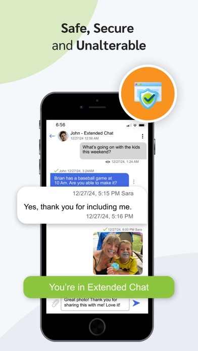 Peaceful CoParenting Messenger Screenshot