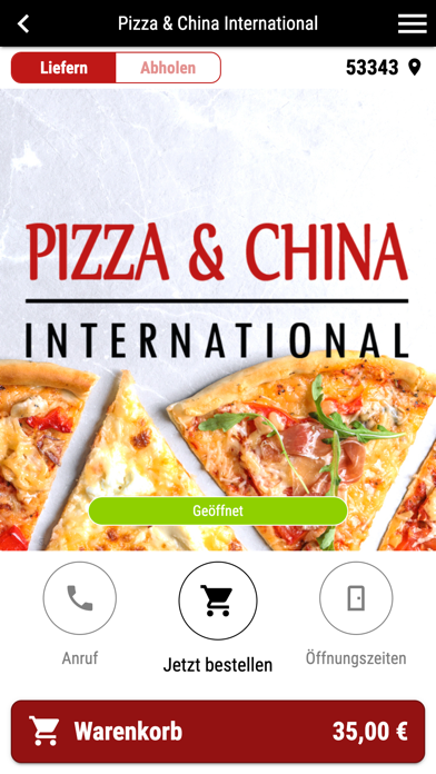 Pizza & China International Screenshot