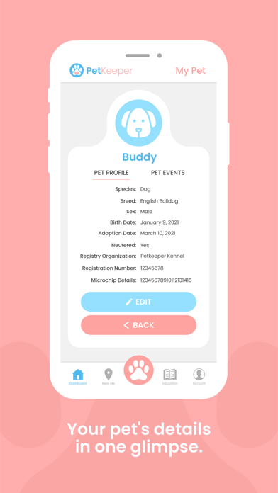 PetKeeper Pet Manager Screenshot