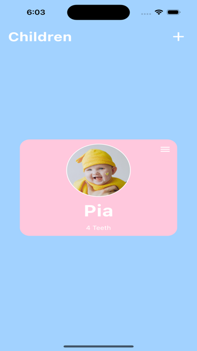 Baby teeth Diary Screenshot