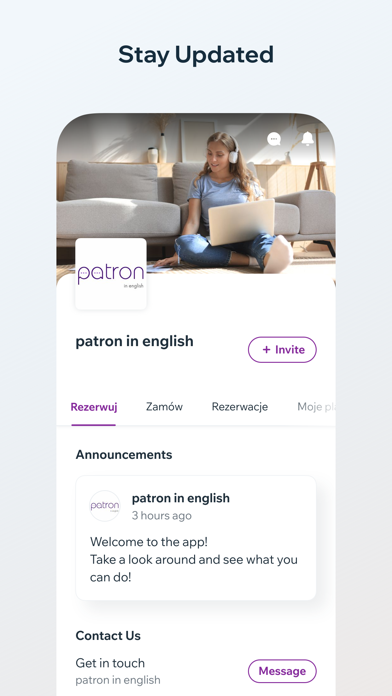 PATRON IN ENGLISH Screenshot