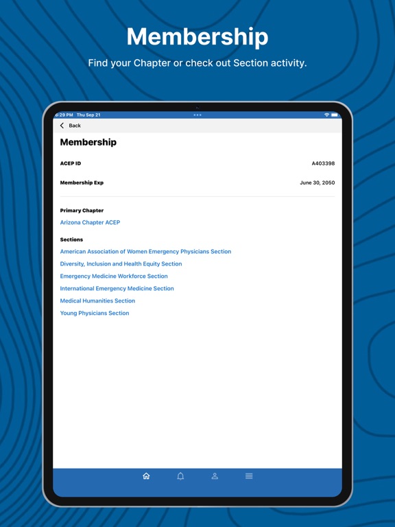ACEP - Mobile iPad screenshot 6 - Medical app