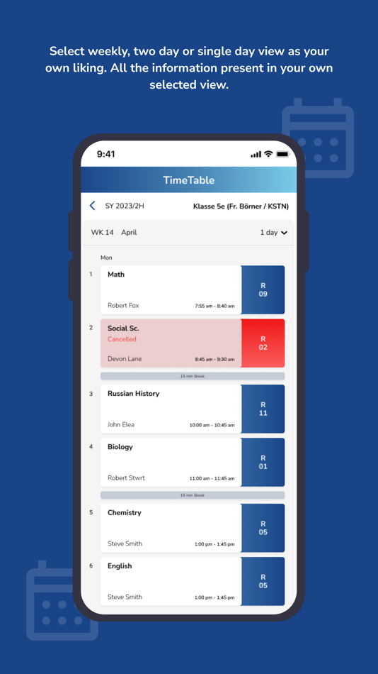 #3. Class TimeTable (iOS) 由: Blue IT Systems GmbH