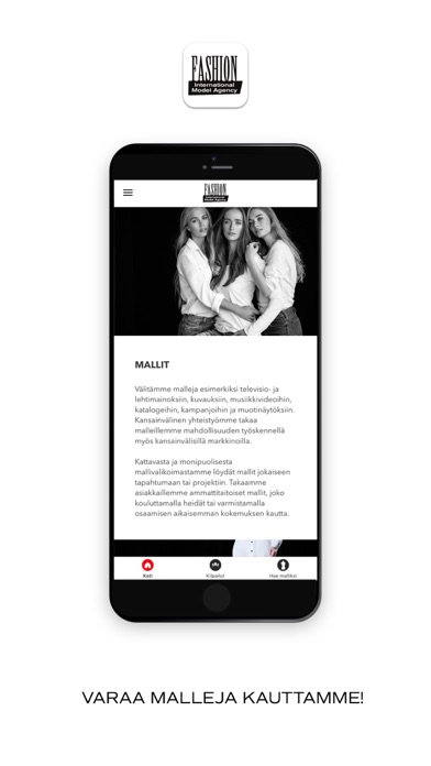 Fashion Model Agency Screenshot