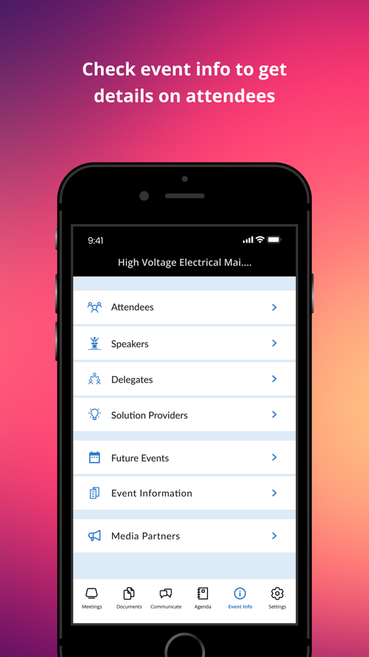 #4. ME Summits (iOS) Bởi: Marcus Evans