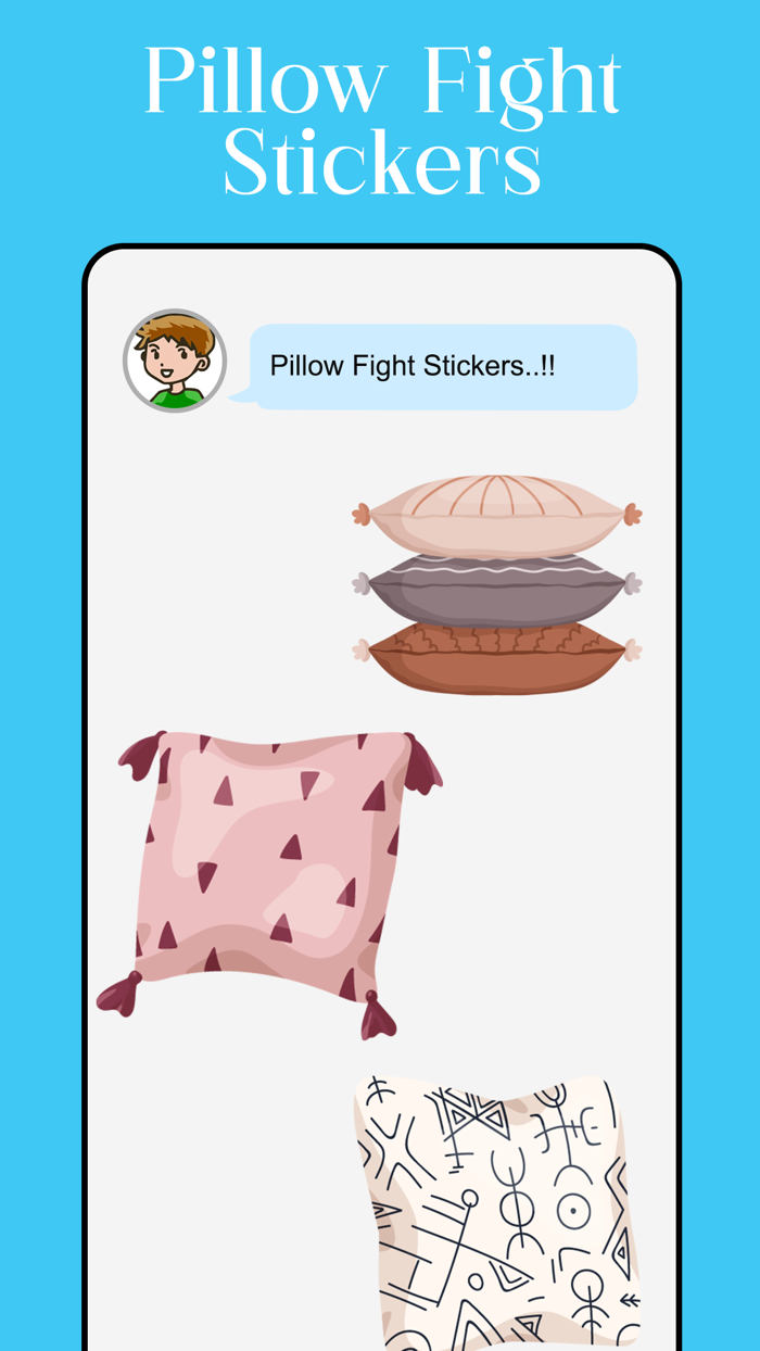 Pillow Fight Stickers