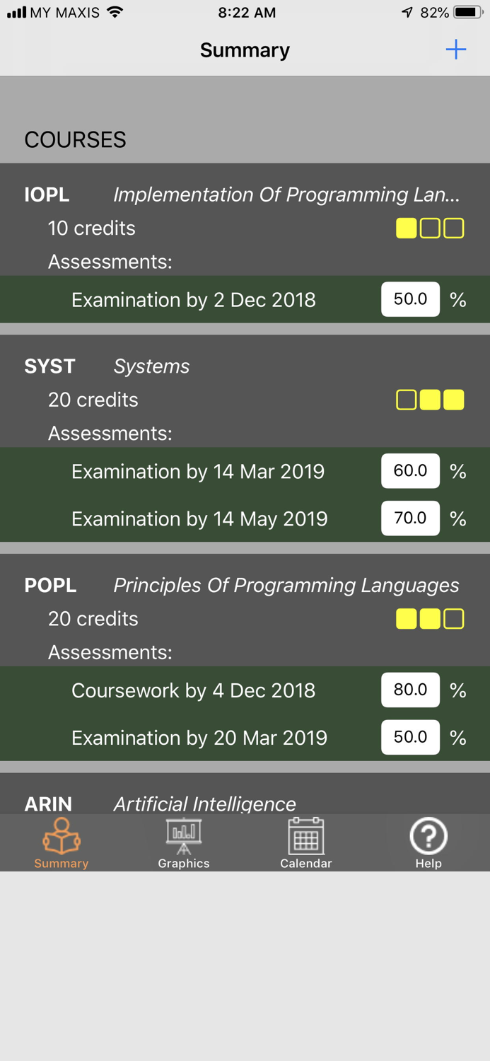 Exam Tracker