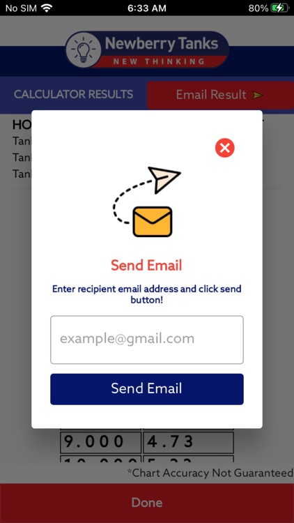 Newberry Tanks Tank Calculator screenshot-3