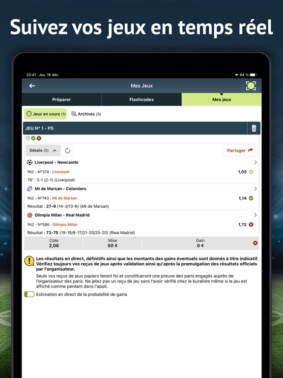 Screenshot #4 pour Pronosoft