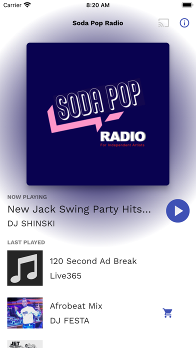Soda Pop Radio Screenshot