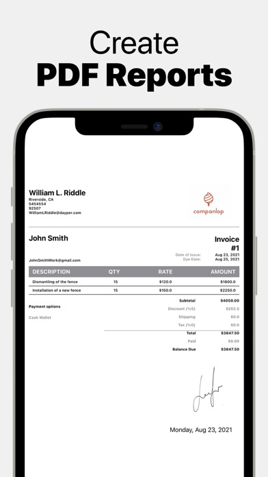 Invoice Maker, Estimates Easy Screenshot